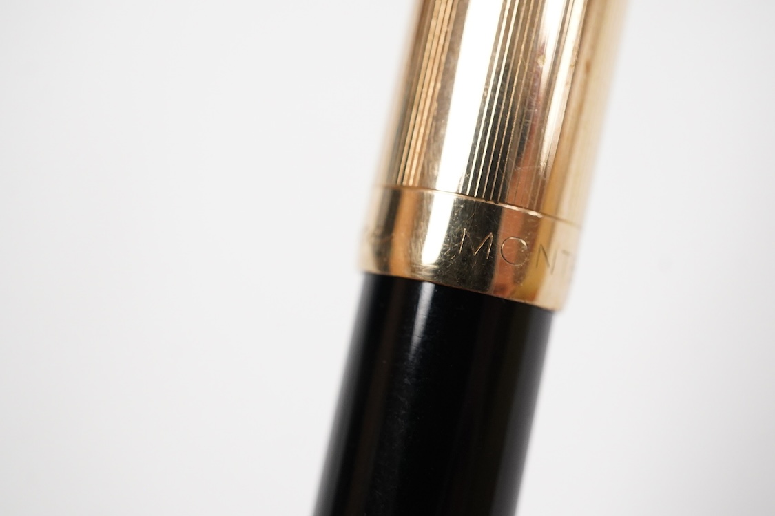 A Mont Blanc vintage fountain pen c.1950's, no.644 with 14ct Mont Blanc nib